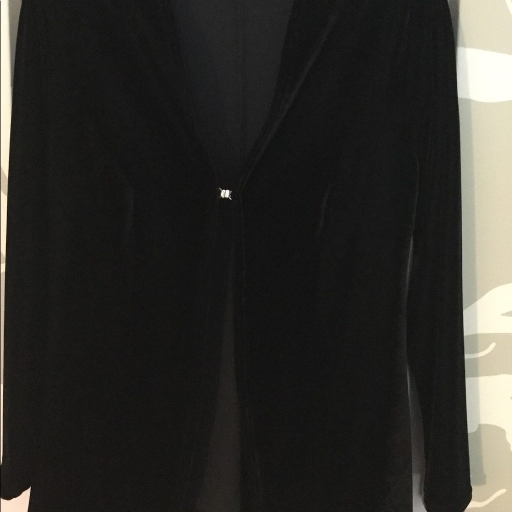 Velour dress jacket